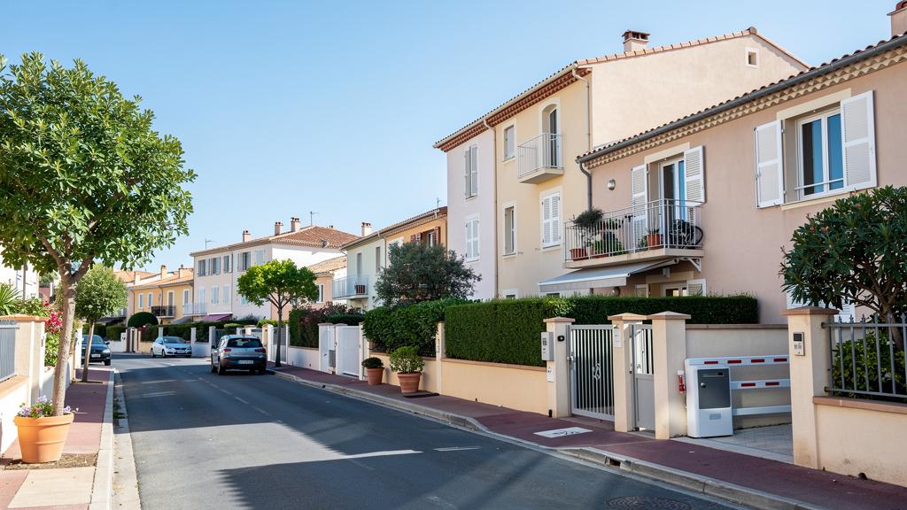 Quartier résidentiel sécurisé du Mourillon à Toulon
